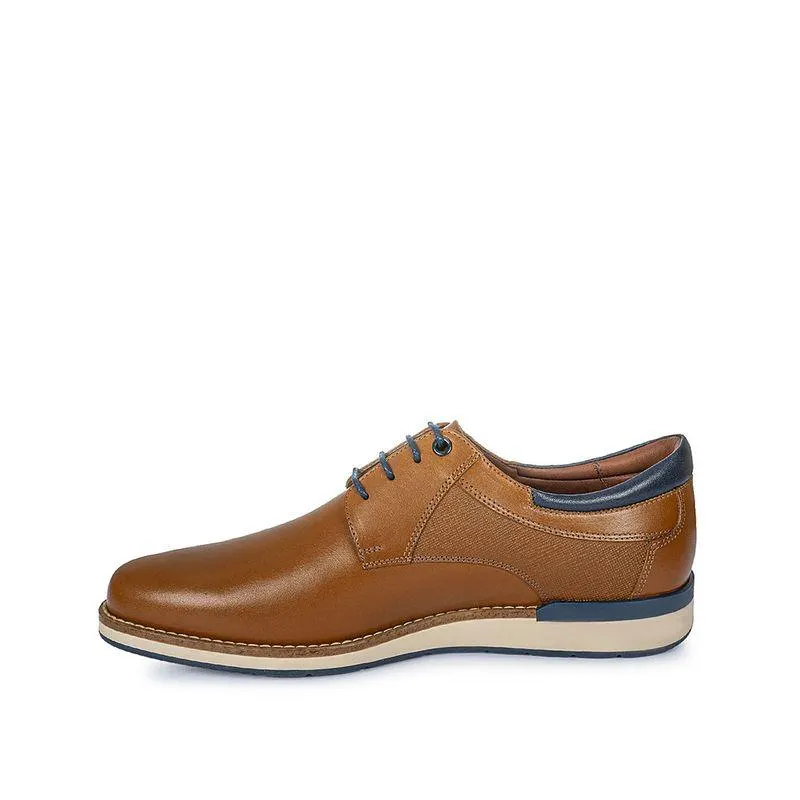 Zapato Derby Casual CTL-001 Tan Calimod Cuero