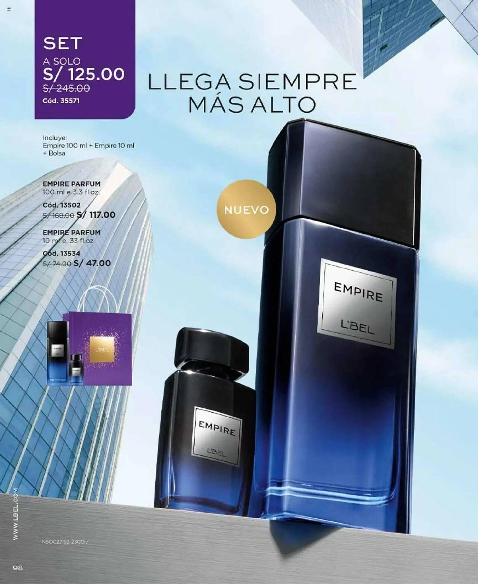 Catalogo de Catálogo L'Bel 28 de mayo al 17 de junio 2024 - Pag 98