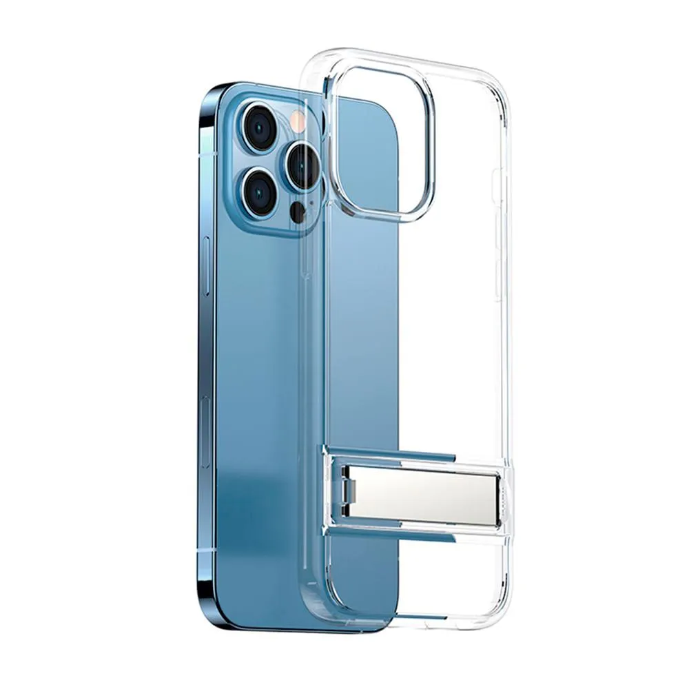 Case Wingy con soporte para iPhone 14 Pro 6.1" Transparente (3 Cámaras)