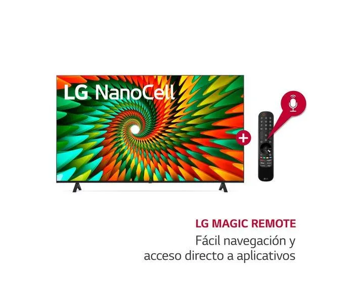 Televisor LG LED NanoCell 4K ThinQ AI Smart 86" 86NANO77SRAZ