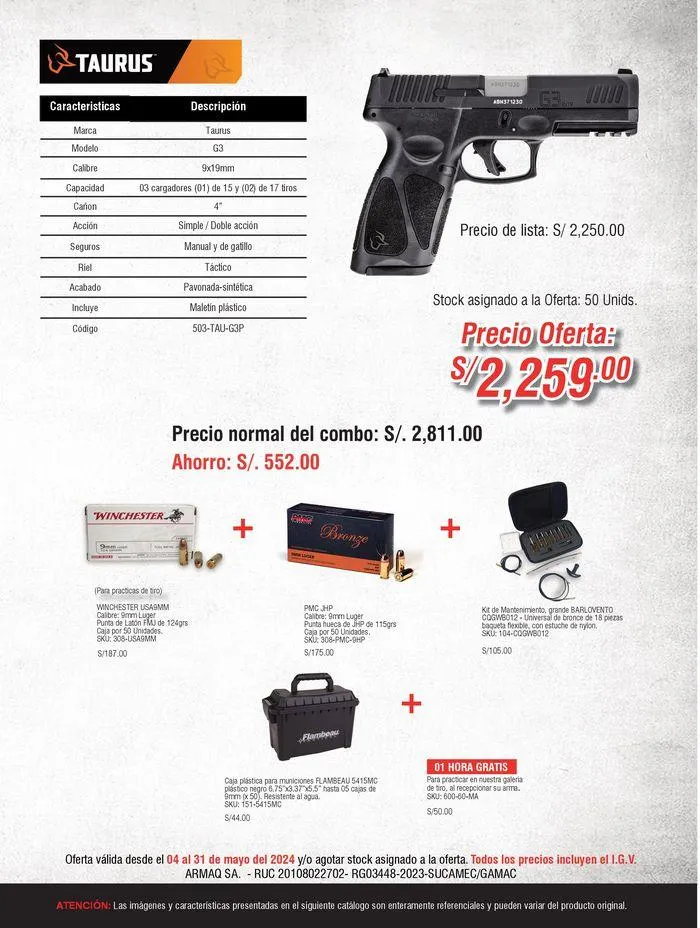 Catalogo de Oferta de Pistolas 9 de mayo al 31 de mayo 2024 - Pag 5