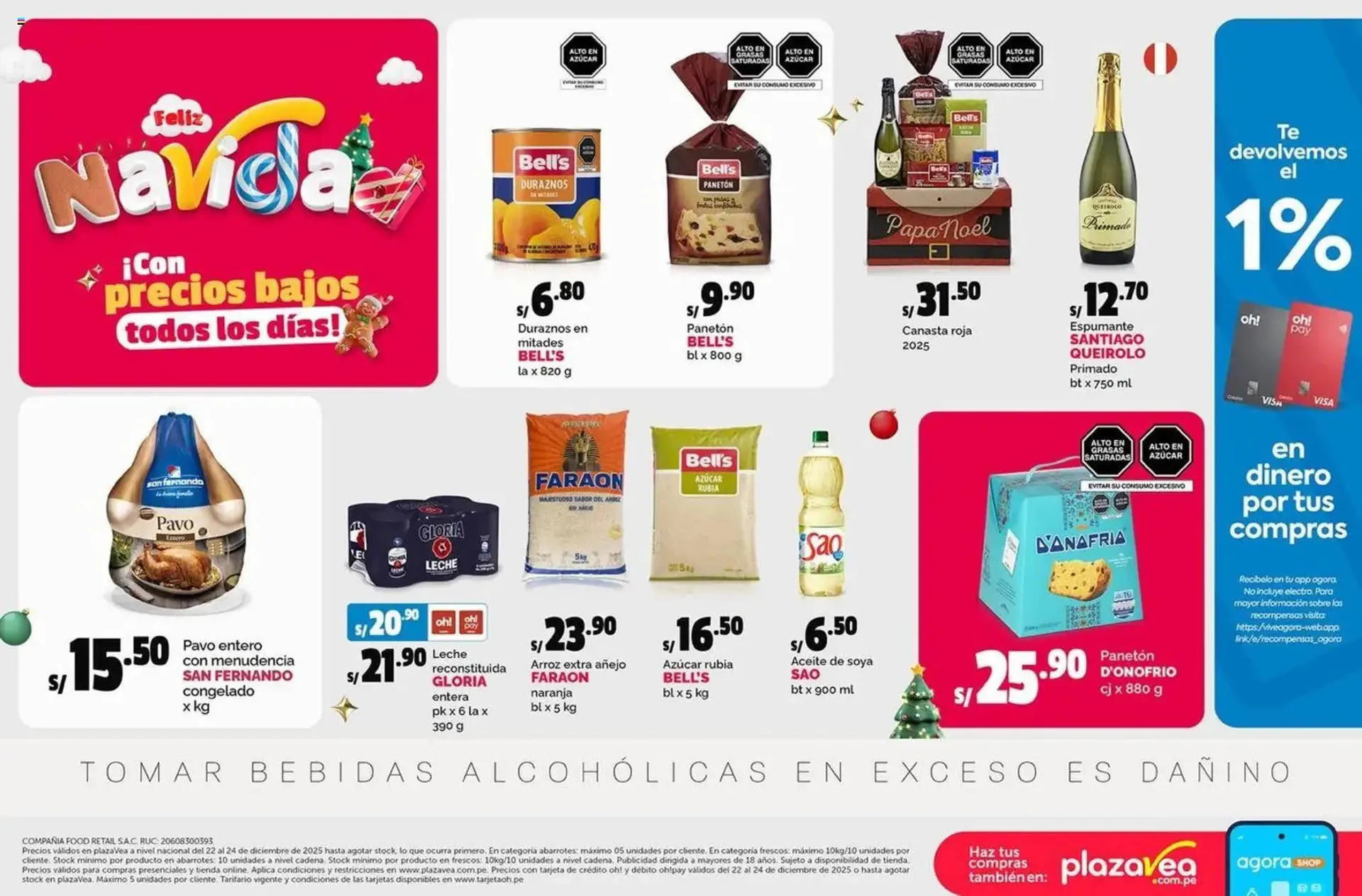Catalogo de Catálogo Plaza Vea 22 de diciembre al 24 de diciembre 2025 - Pag 1