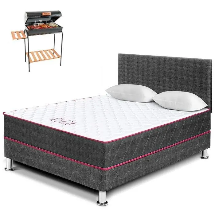 Juego de dormitorio Paraíso Nappy 2PLZ + 2 Almohadas + Protector de colchón