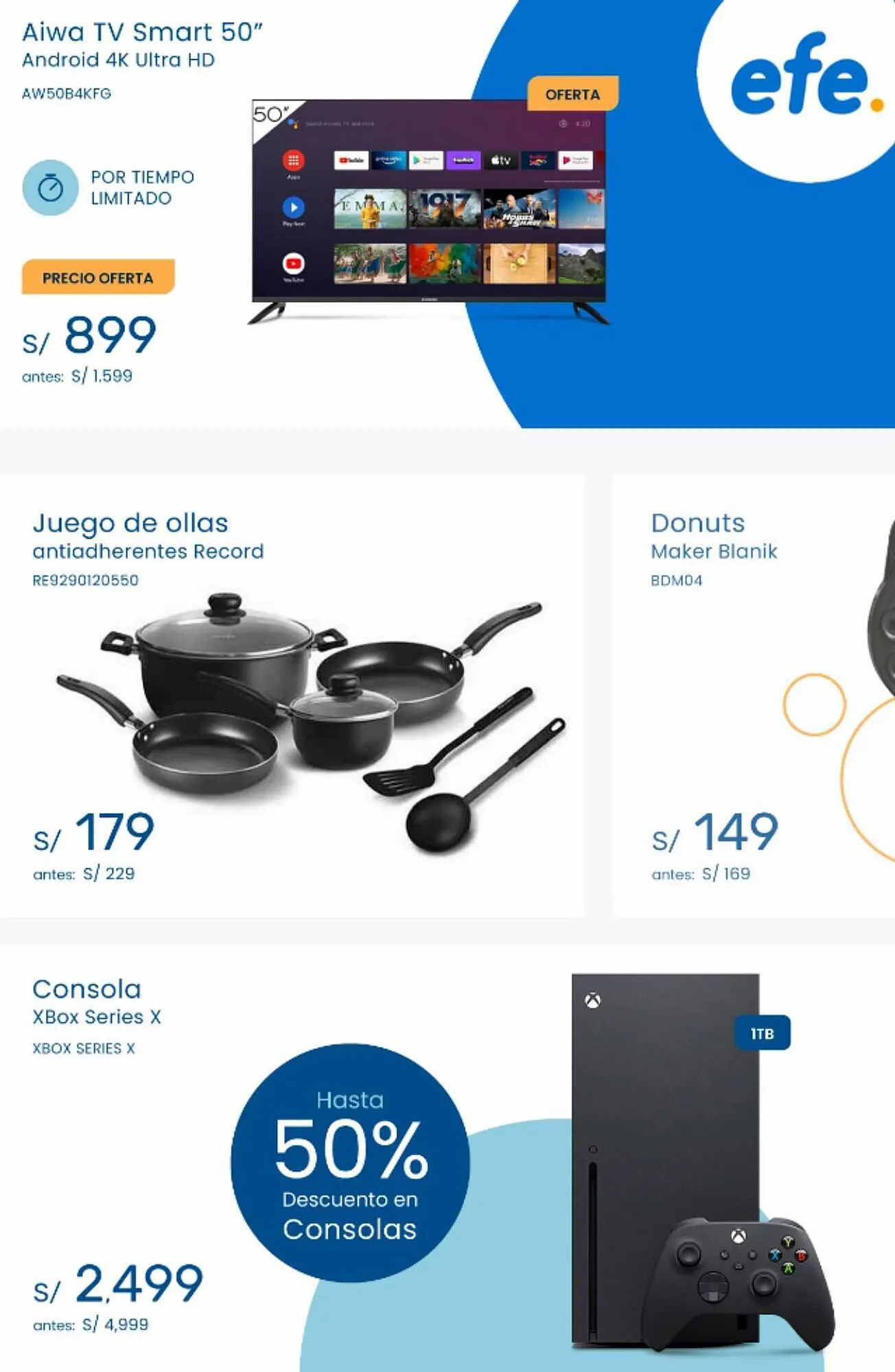 Catalogo de Catálogo Tiendas EFE 25 de julio al 8 de agosto 2023 - Pag 1