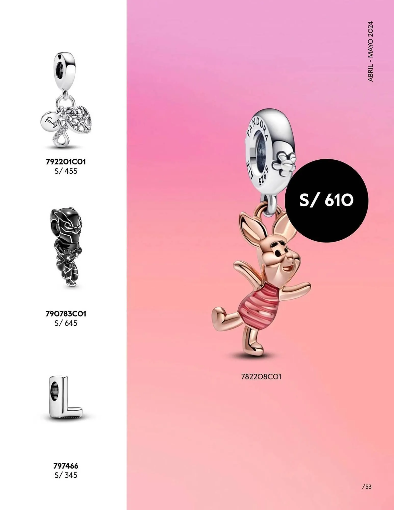 Catalogo de Catálogo Pandora 29 de abril al 31 de mayo 2024 - Pag 53
