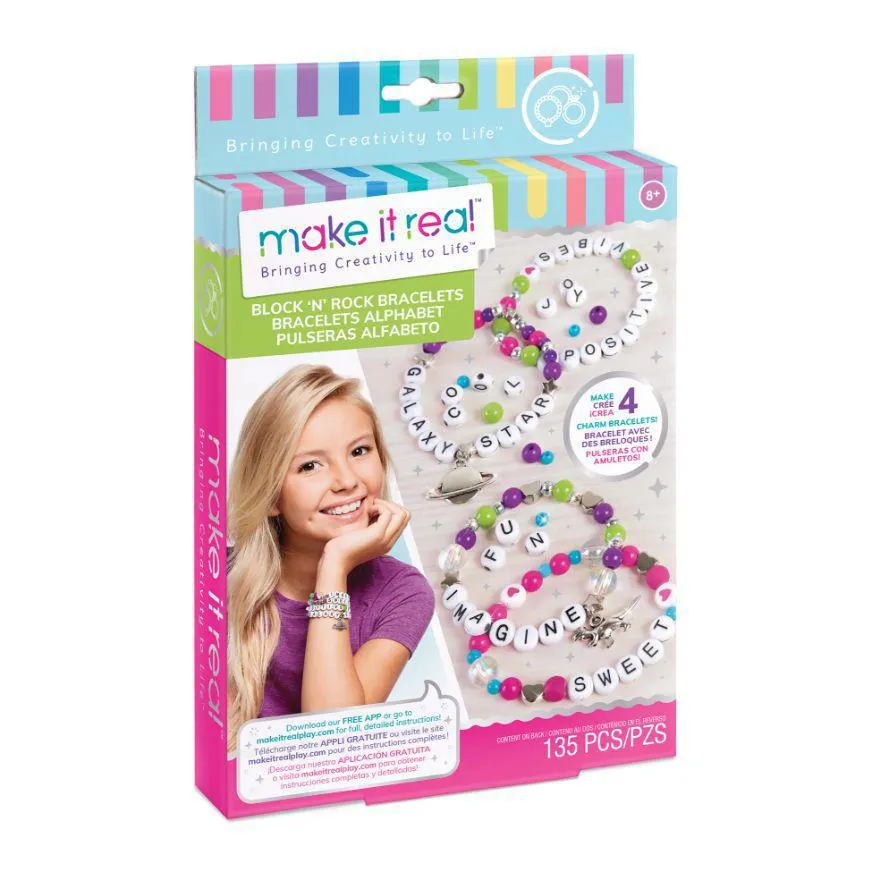 Make It Real Pulseras Alfabeto