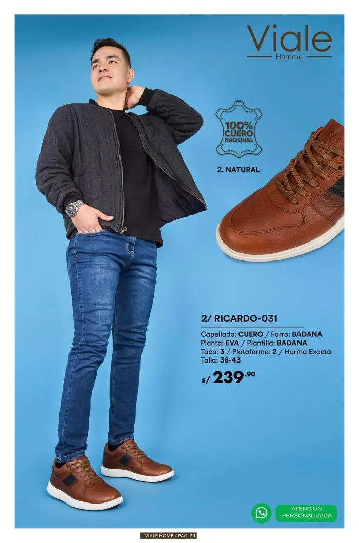 Catalogo de Calzados de Caballeros  11 de julio al 31 de julio 2024 - Pag 39