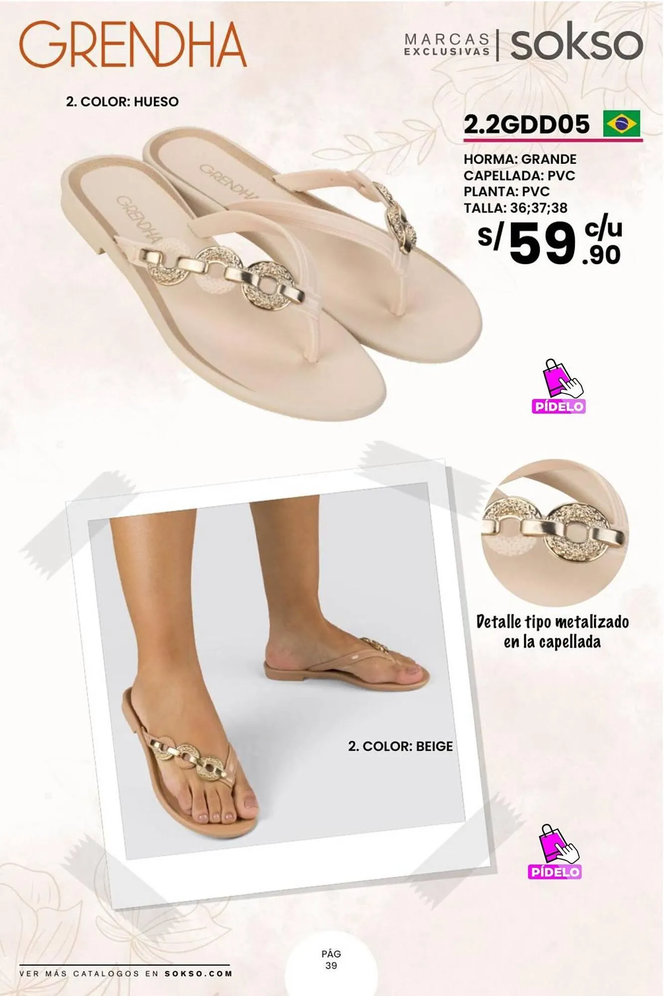 Catalogo de Catálogo Sokso 18 de agosto al 7 de setiembre 2025 - Pag 39