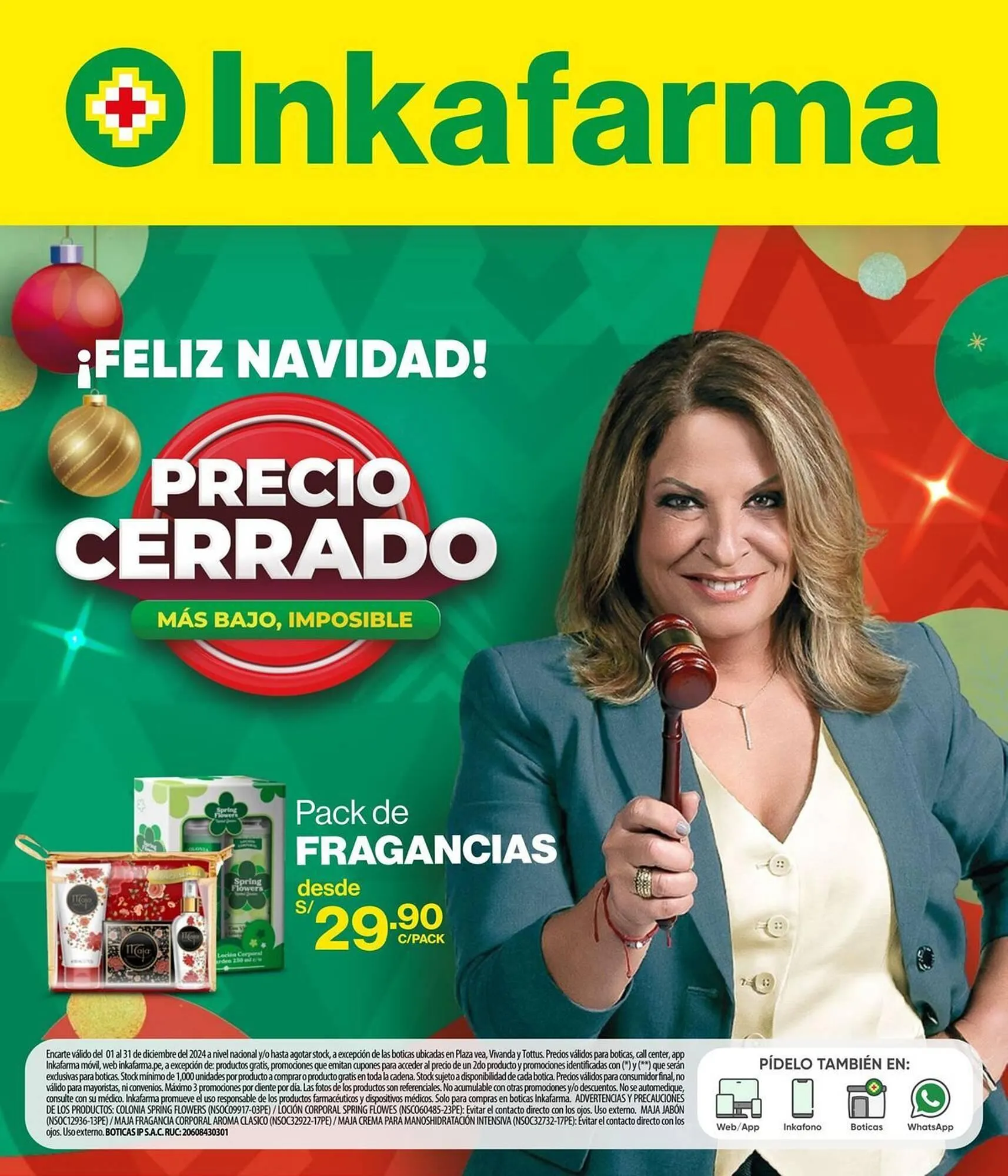 Catalogo de Catálogo InkaFarma 3 de diciembre al 31 de diciembre 2024 - Pag 1