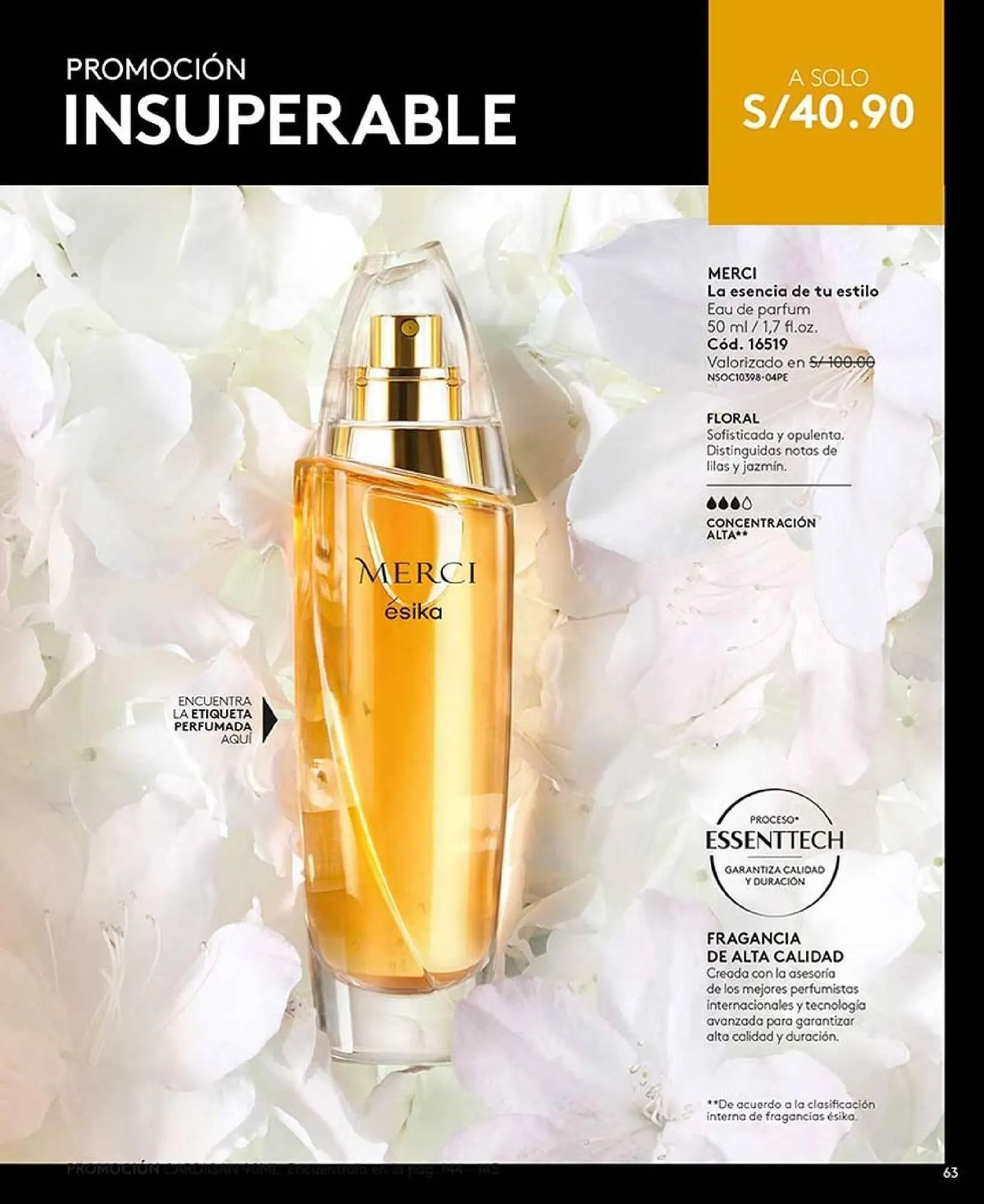 Catalogo de Catálogo Ésika 17 de setiembre al 30 de noviembre 2025 - Pag 63