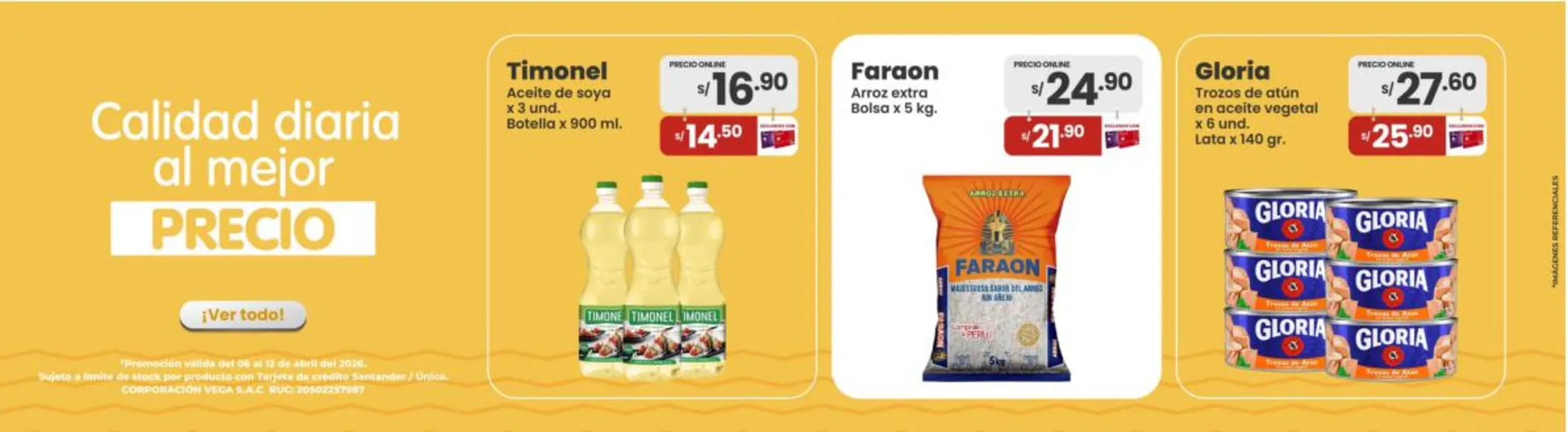 Catalogo de Catálogo Vega 6 de abril al 12 de abril 2026 - Pag 1