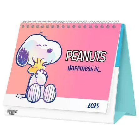 Calendario 2025 de escritorio Snoopy DGNOTTAS