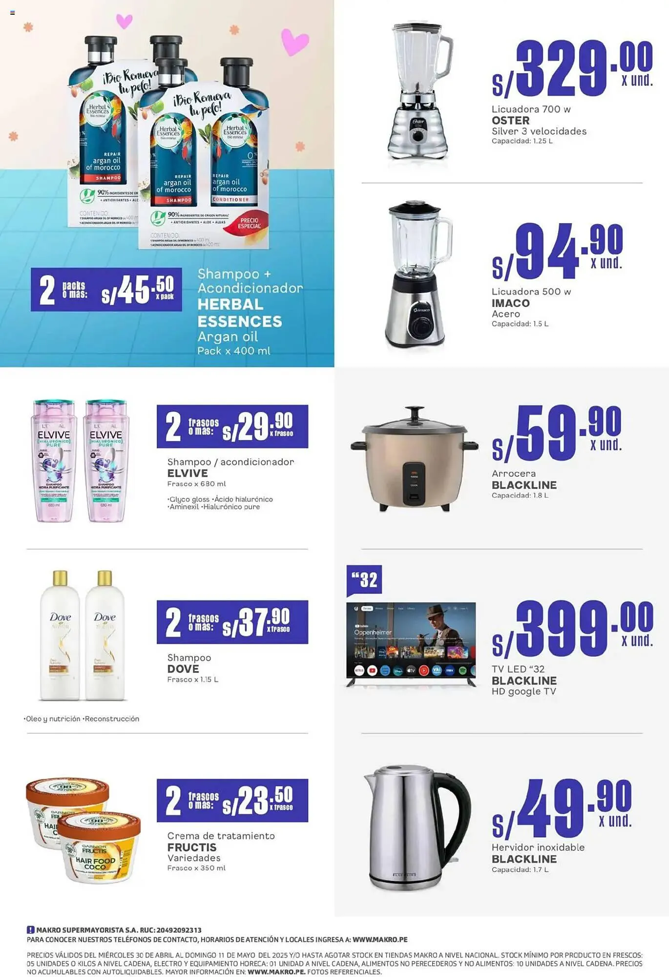 Catalogo de Catálogo Makro 30 de abril al 11 de mayo 2025 - Pag 4