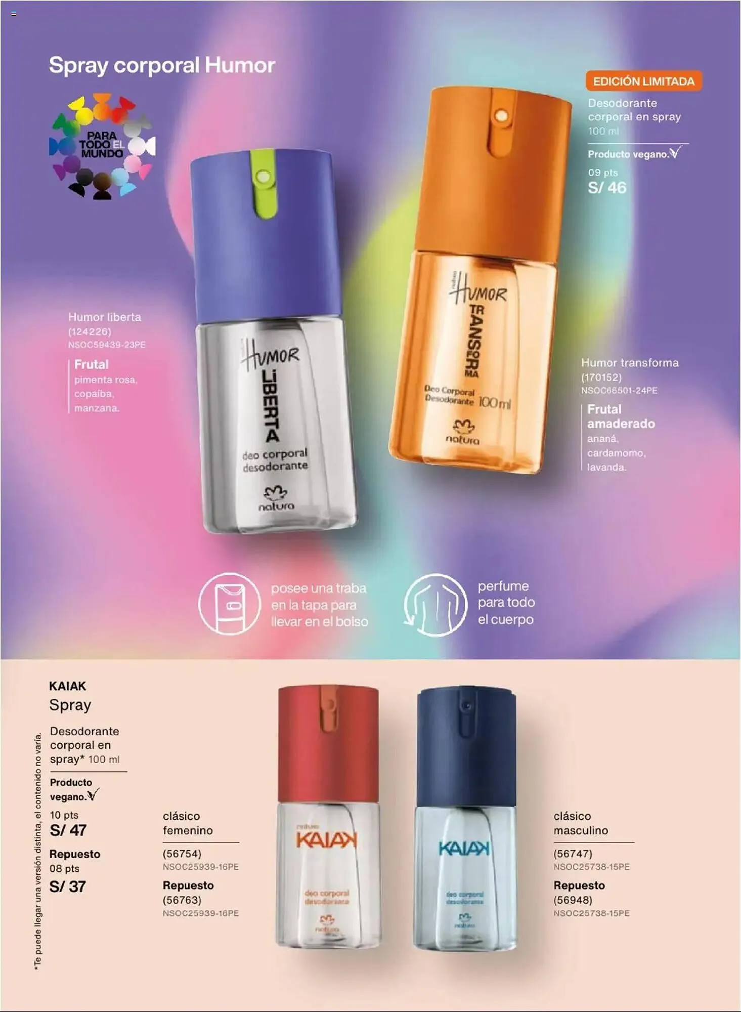 Catalogo de Catálogo Natura 22 de julio al 20 de setiembre 2025 - Pag 138