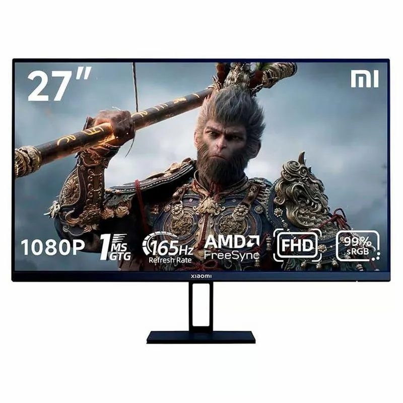 MONITOR 165HZ 1MS XIAOMI 27' HDR10 FreeSync PREMIUN sRGB 99% DP HDMI