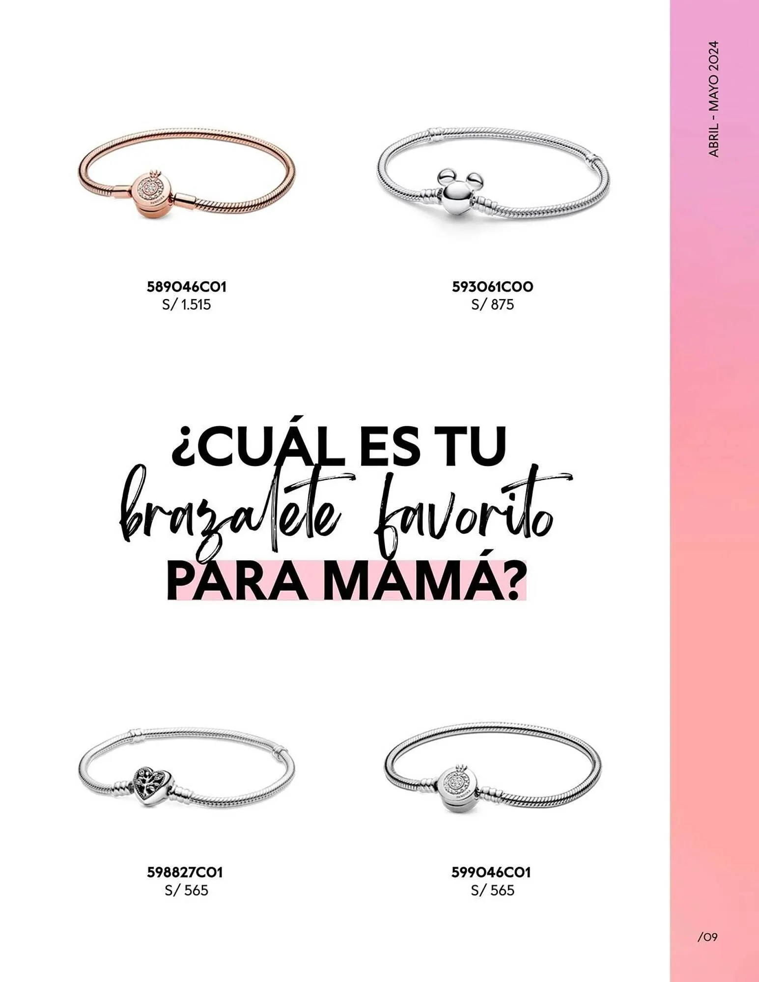 Catalogo de Catálogo Pandora 29 de abril al 31 de mayo 2024 - Pag 9