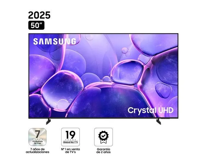 Televisor Samsung Smart TV 50" Crystal UHD 4K UN50U8000FGXPE
