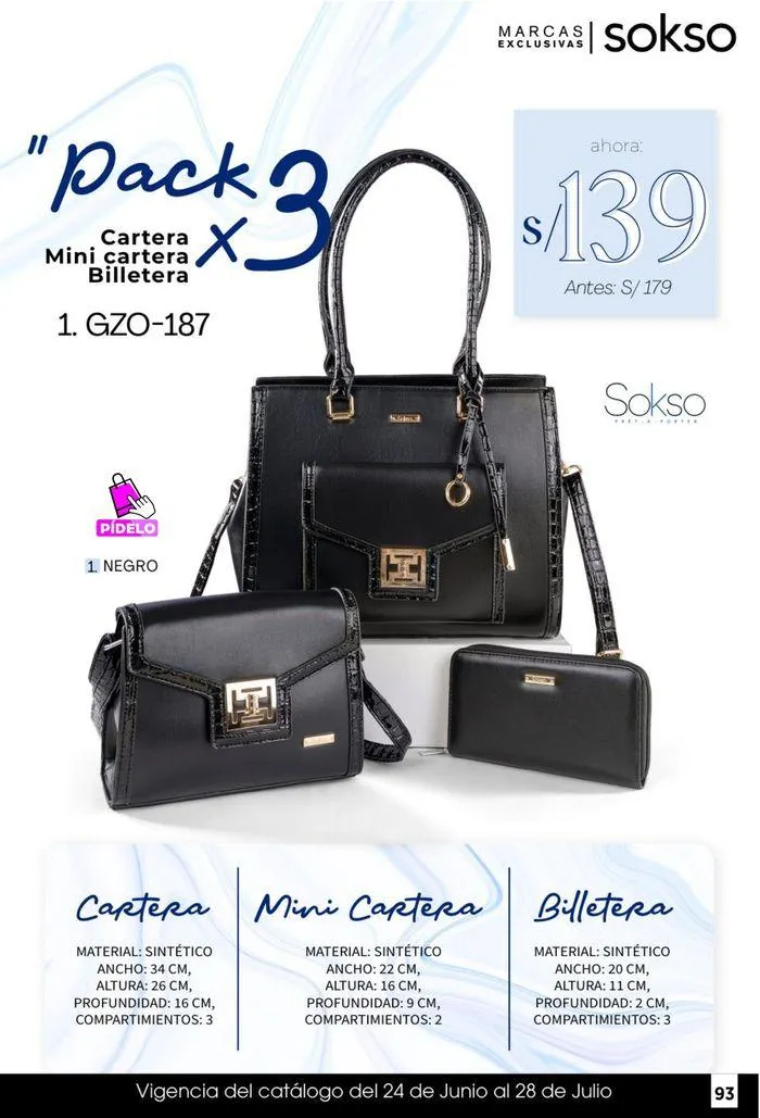 Catalogo de SOKSO TEXTIL & ACCESORIOS 24 de junio al 28 de julio 2024 - Pag 93