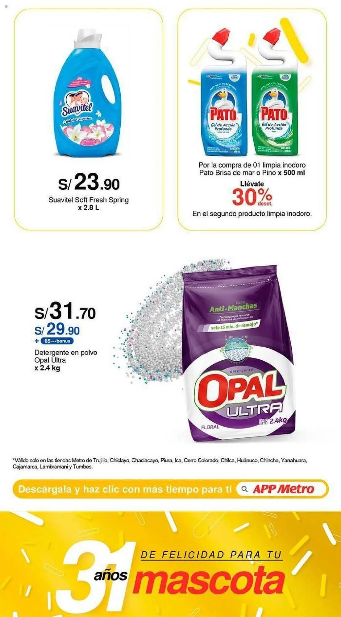 Catalogo de Catálogo Metro 21 de setiembre al 11 de octubre 2023 - Pag 30