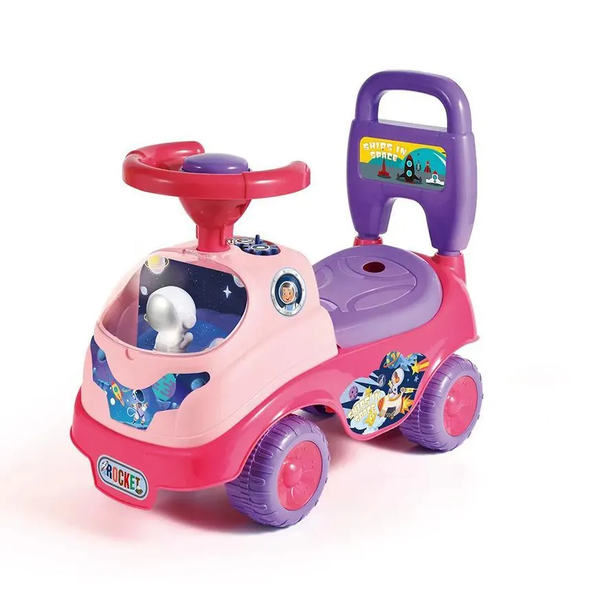 Correpasillos Espacio Con Luces Rosa