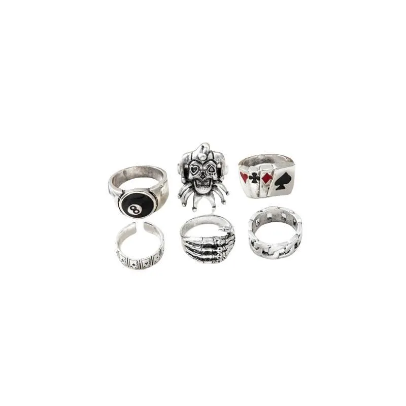 Kit De 6 Anillos Diferentes Diseños
