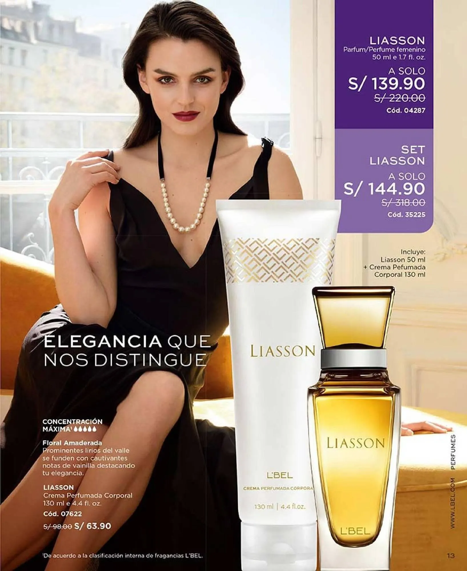 Catalogo de Catálogo L'Bel 17 de setiembre al 31 de octubre 2025 - Pag 13