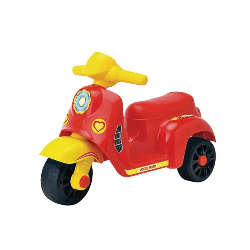 Mini Moto Scooter Rojo Con Amarillo
