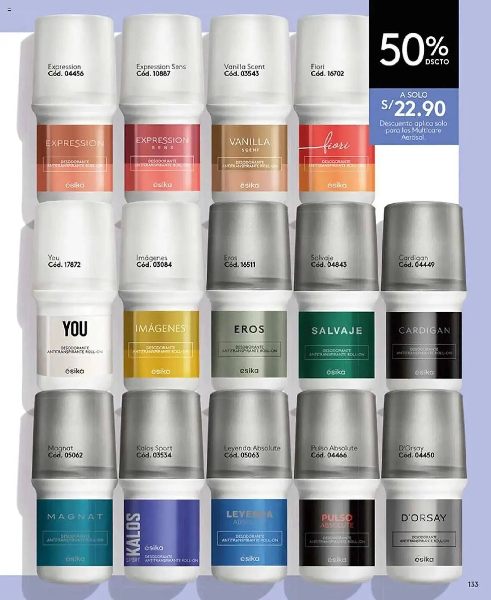 Catalogo de Catálogo Ésika 22 de abril al 31 de mayo 2025 - Pag 133