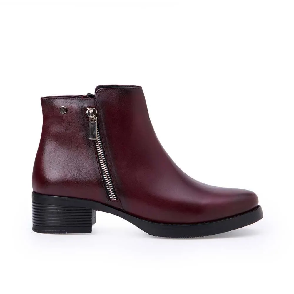 Botín Jodhpur Casual SOFI-2543 Cherry Viale Cuero