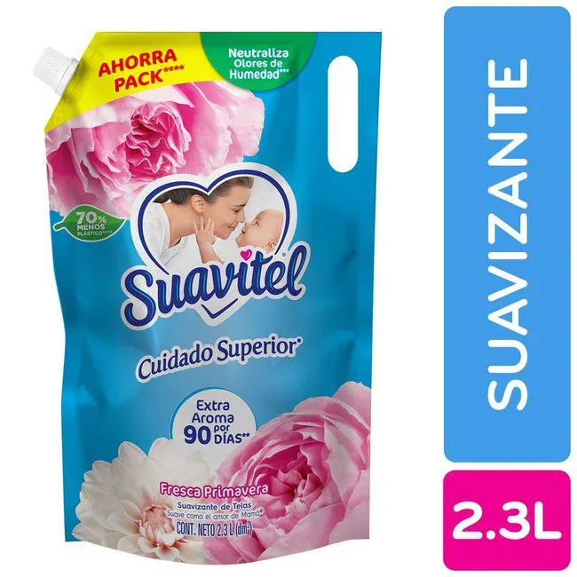 Suavizante SUAVITEL Fresca Primavera Doypack 2.3L