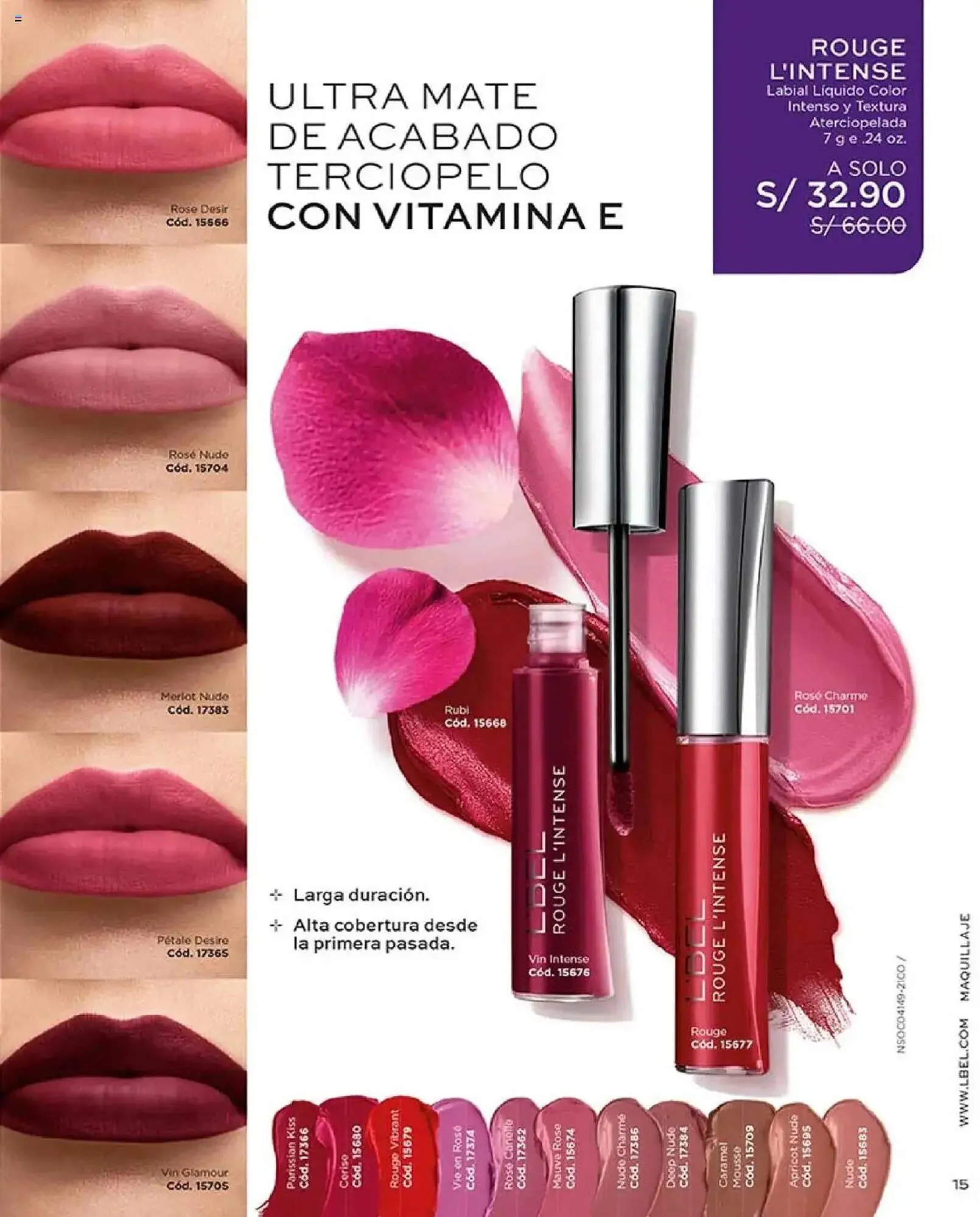 Catalogo de Catálogo L'Bel 22 de abril al 31 de mayo 2025 - Pag 15