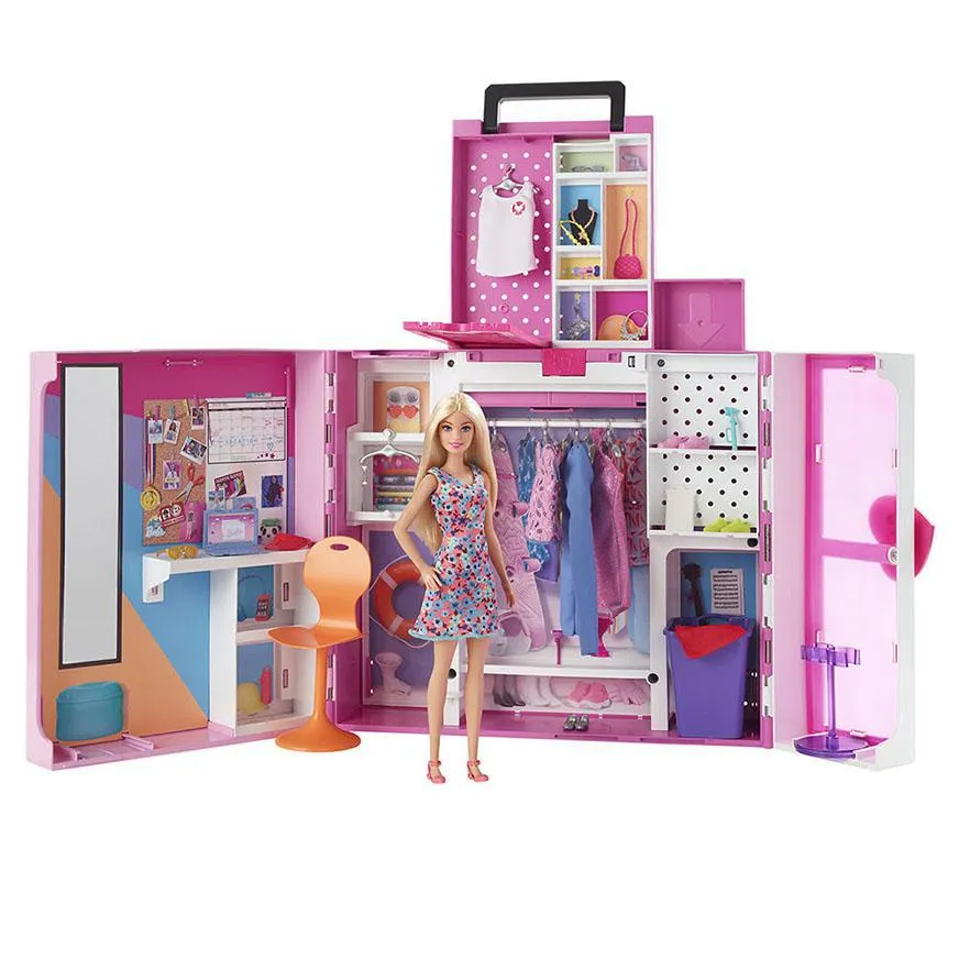 Set De Juego Barbie Dream Closet Nuevo Con Muñeca