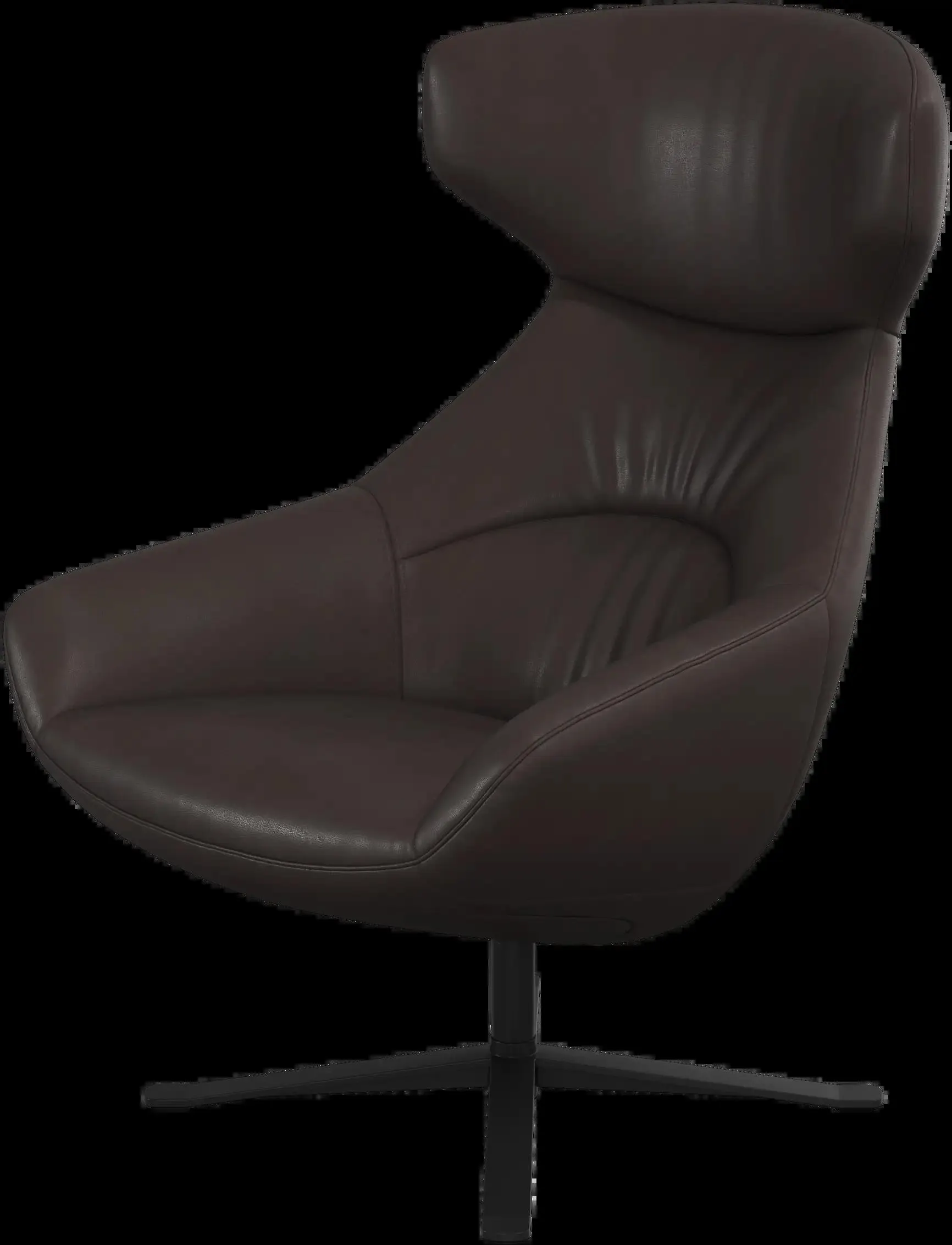 Butaca Porto con respaldo reclinable y base giratoria