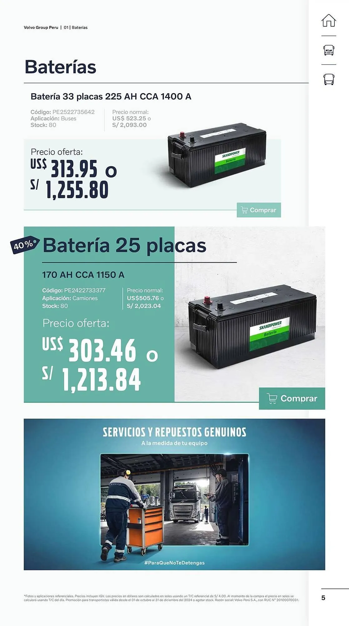 Catalogo de Catálogo Volvo 29 de octubre al 31 de diciembre 2024 - Pag 5