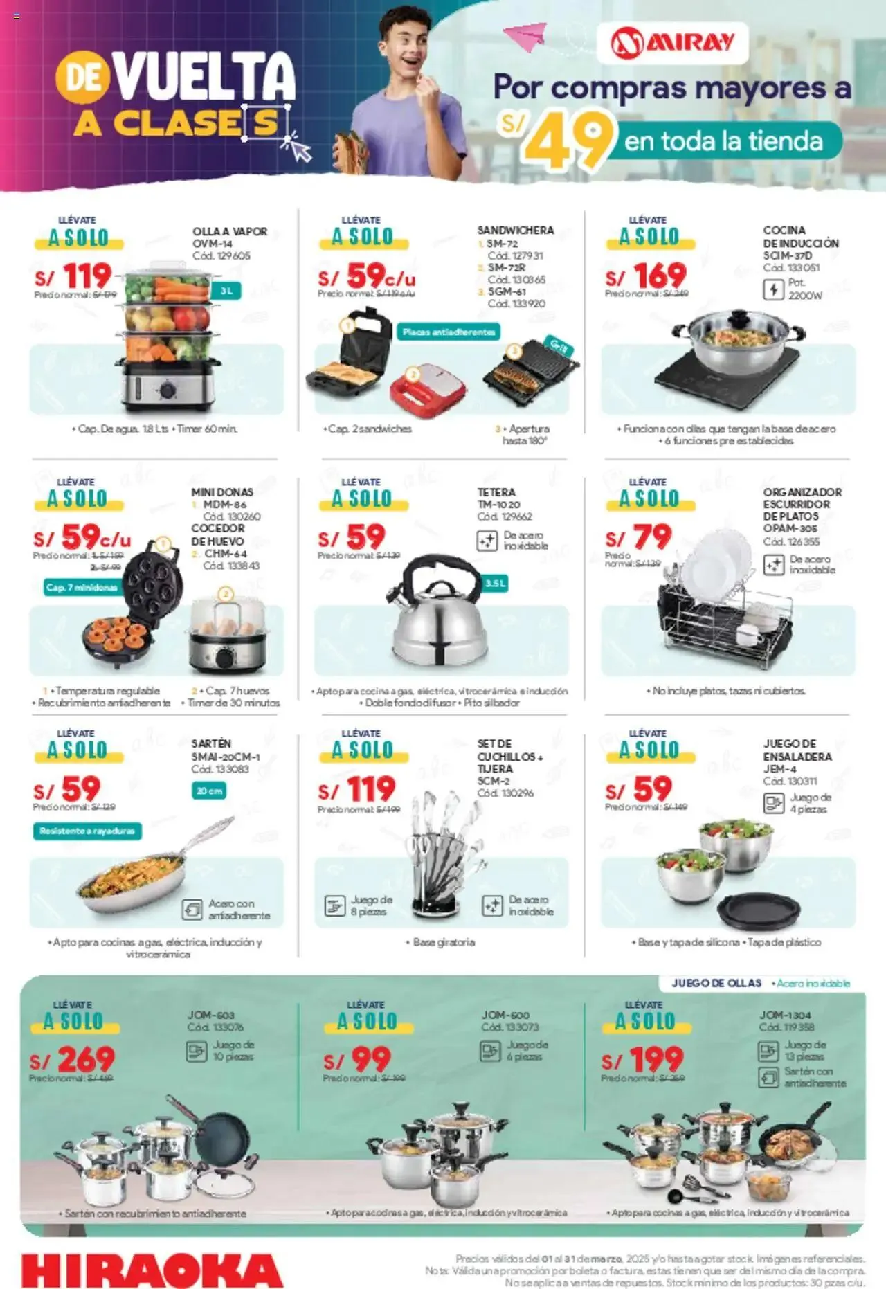 Catalogo de Hiraoka - De vuelta a clases 2 1 de marzo al 31 de marzo 2025 - Pag 5