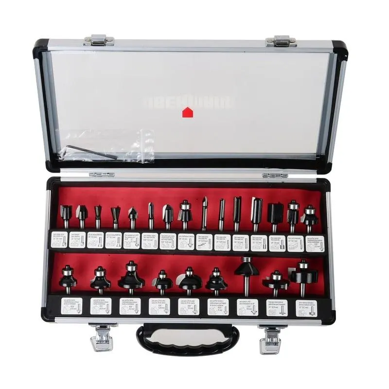 Set 24 Fresas Ubermann 1/4"