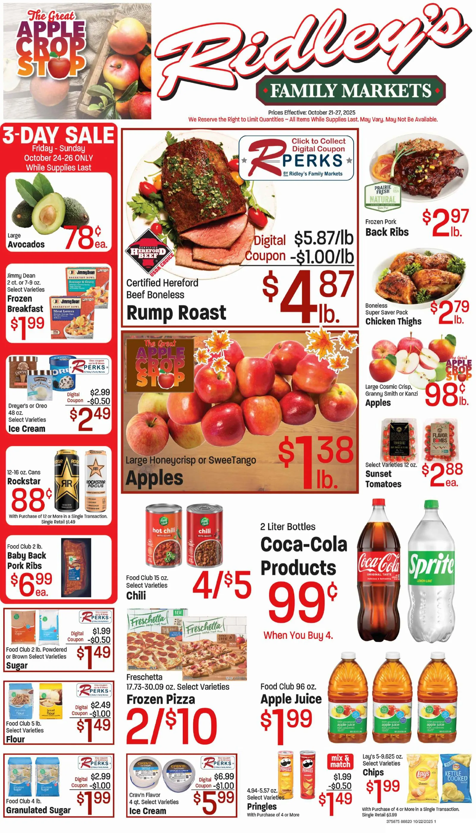 Weekly ad Ridley's Family Markets Sales from October 21 to October 27 2025 - Page 