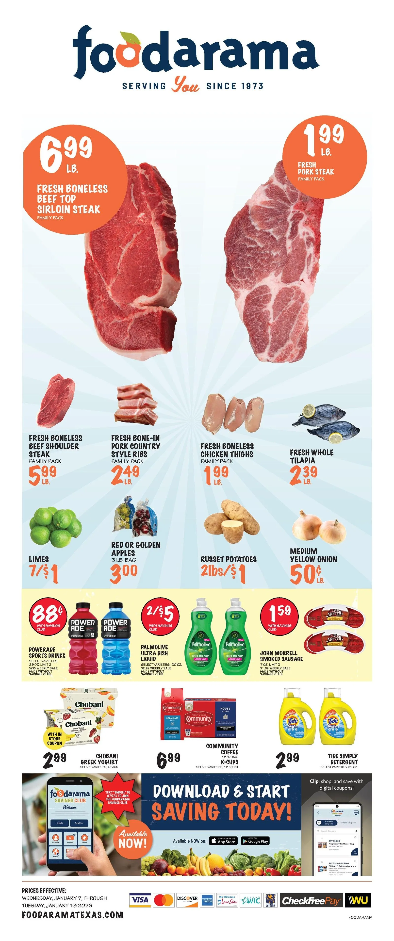 Weekly ad Foodarama Sales from January 7 to January 13 2026 - Page