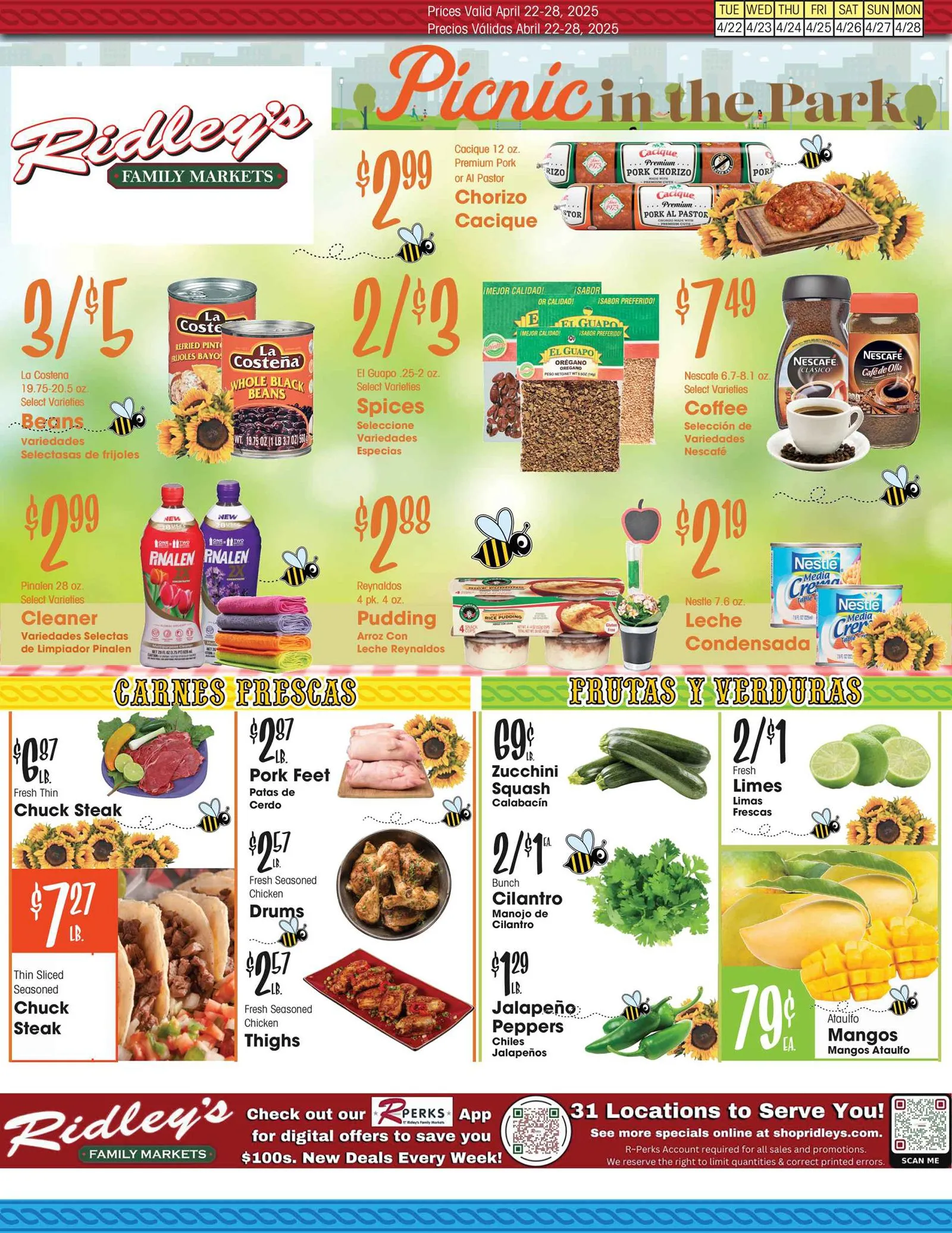 Weekly ad Ridley's Family Markets Sales from April 22 to April 29 2025 - Page