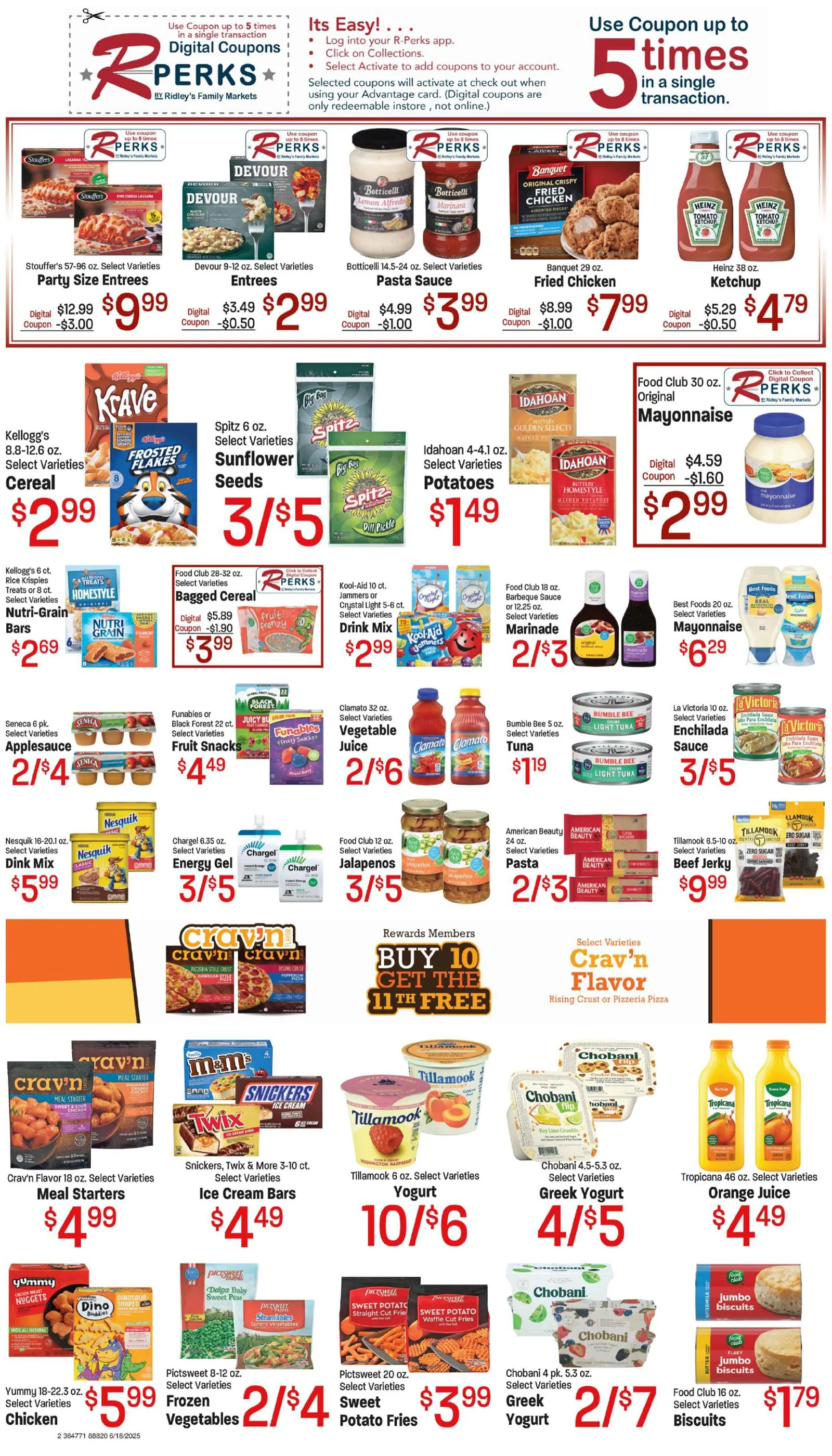Weekly ad Ridley's Family Markets Sales from June 17 to June 24 2025 - Page 2