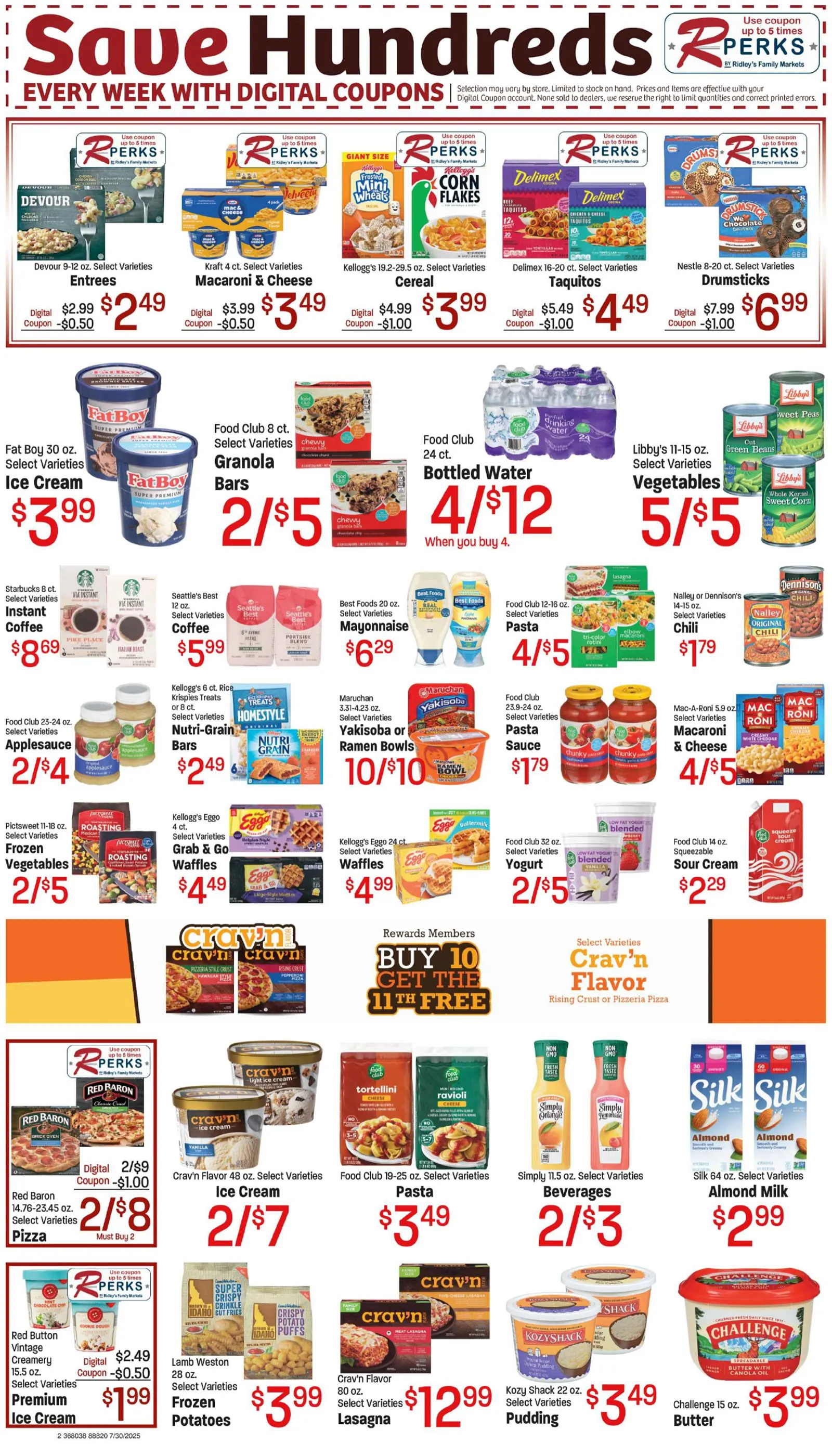 Weekly ad Ridley's Family Markets Sales from July 29 to August 5 2025 - Page 3