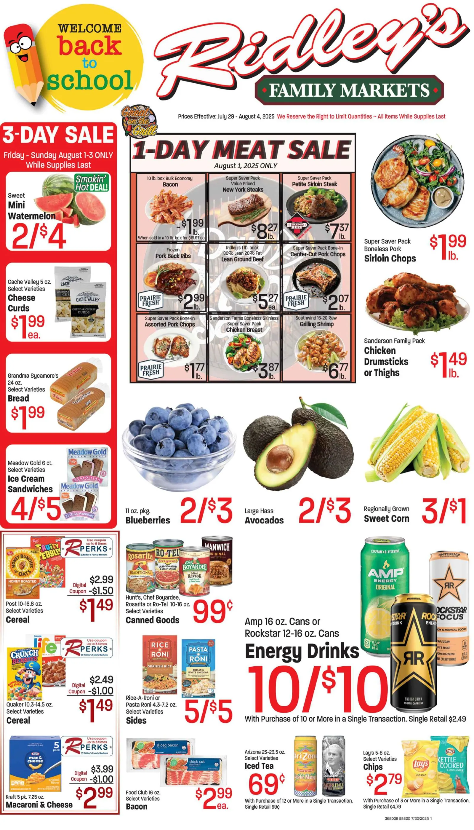 Weekly ad Ridley's Family Markets Sales from July 29 to August 5 2025 - Page 4