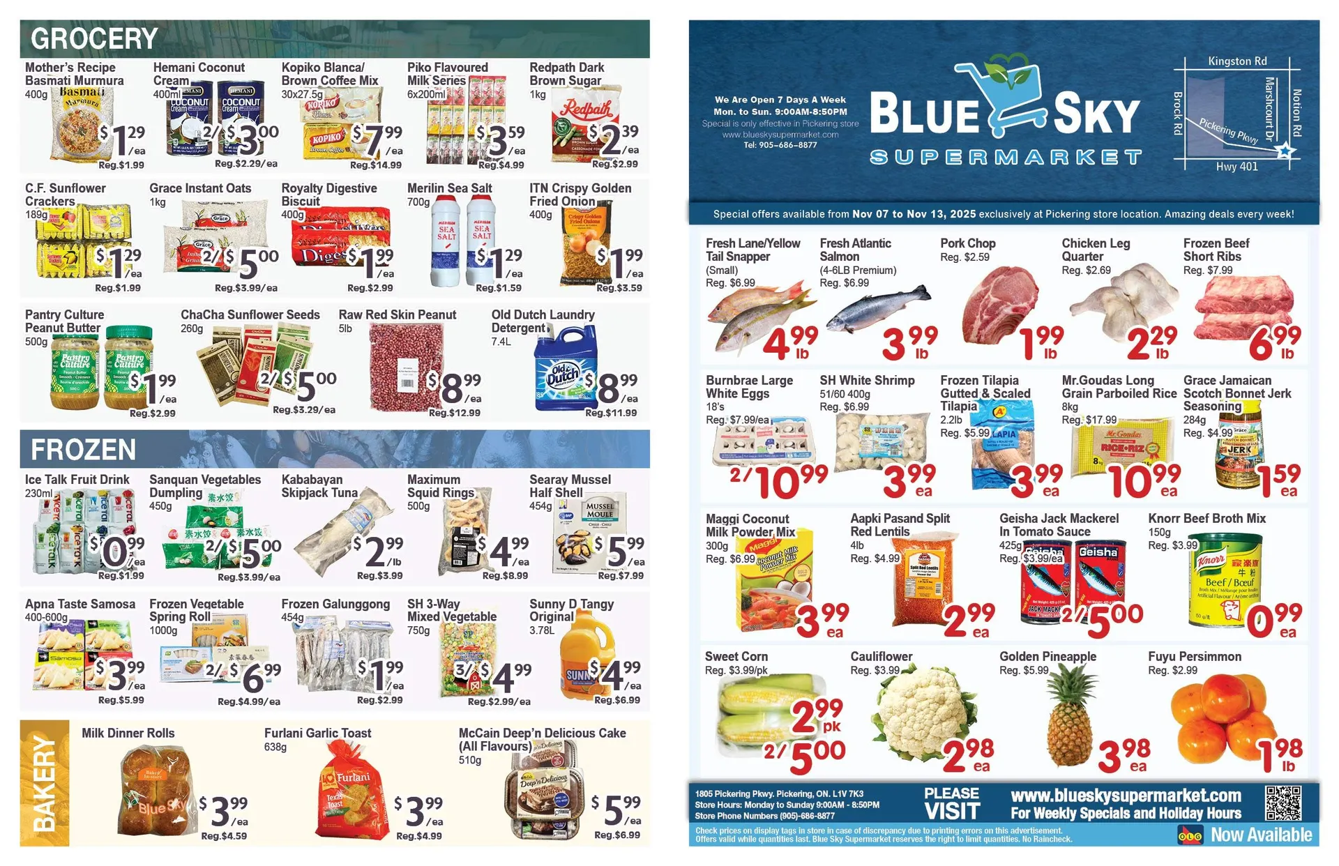 Blue Sky Supermarket Sales from October 7 to November 13 2025 - flyer page 2
