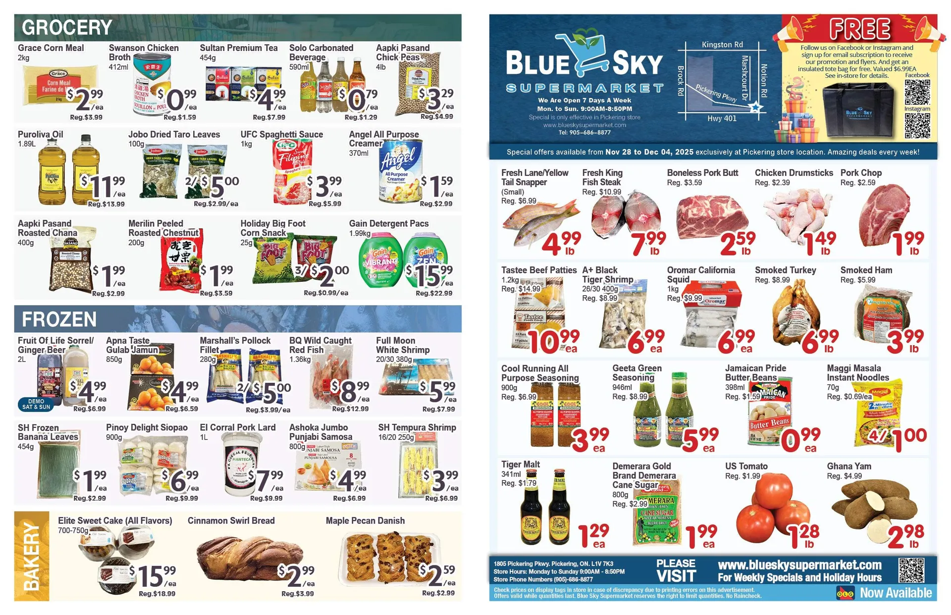 Blue Sky Supermarket Sales from November 28 to December 4 2025 - flyer page 2