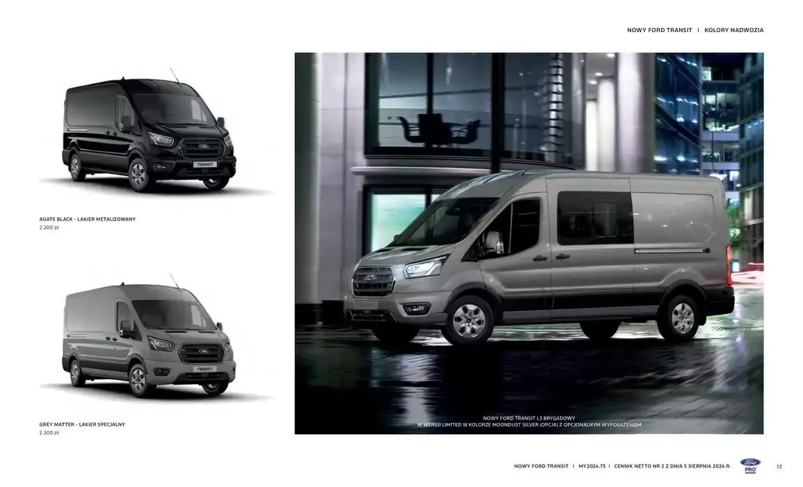 Gazetka FORD E-TRANSIT od 16 października do 16 października 2025 - Strona 13