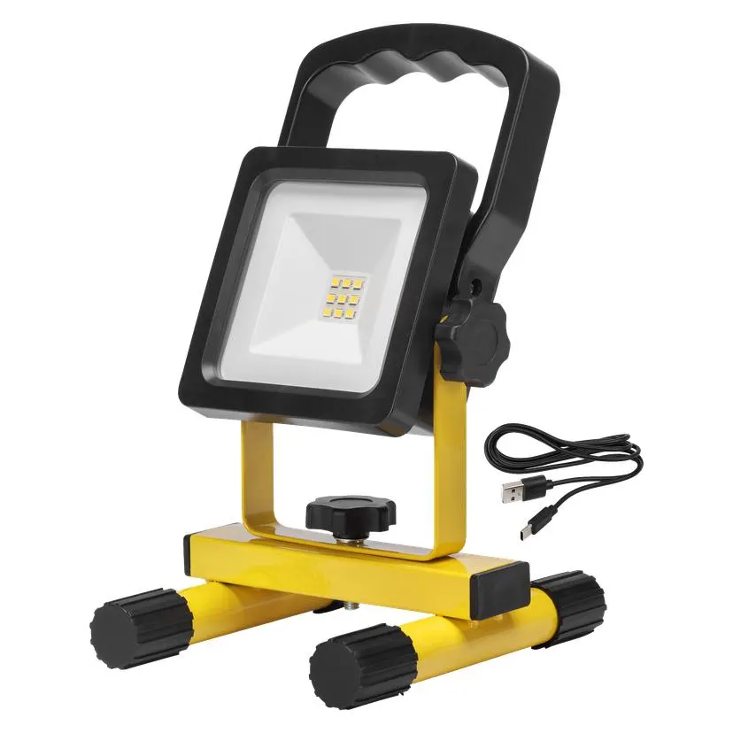 Batteridriven arbetslampa LED 700 lm 9 W IP54