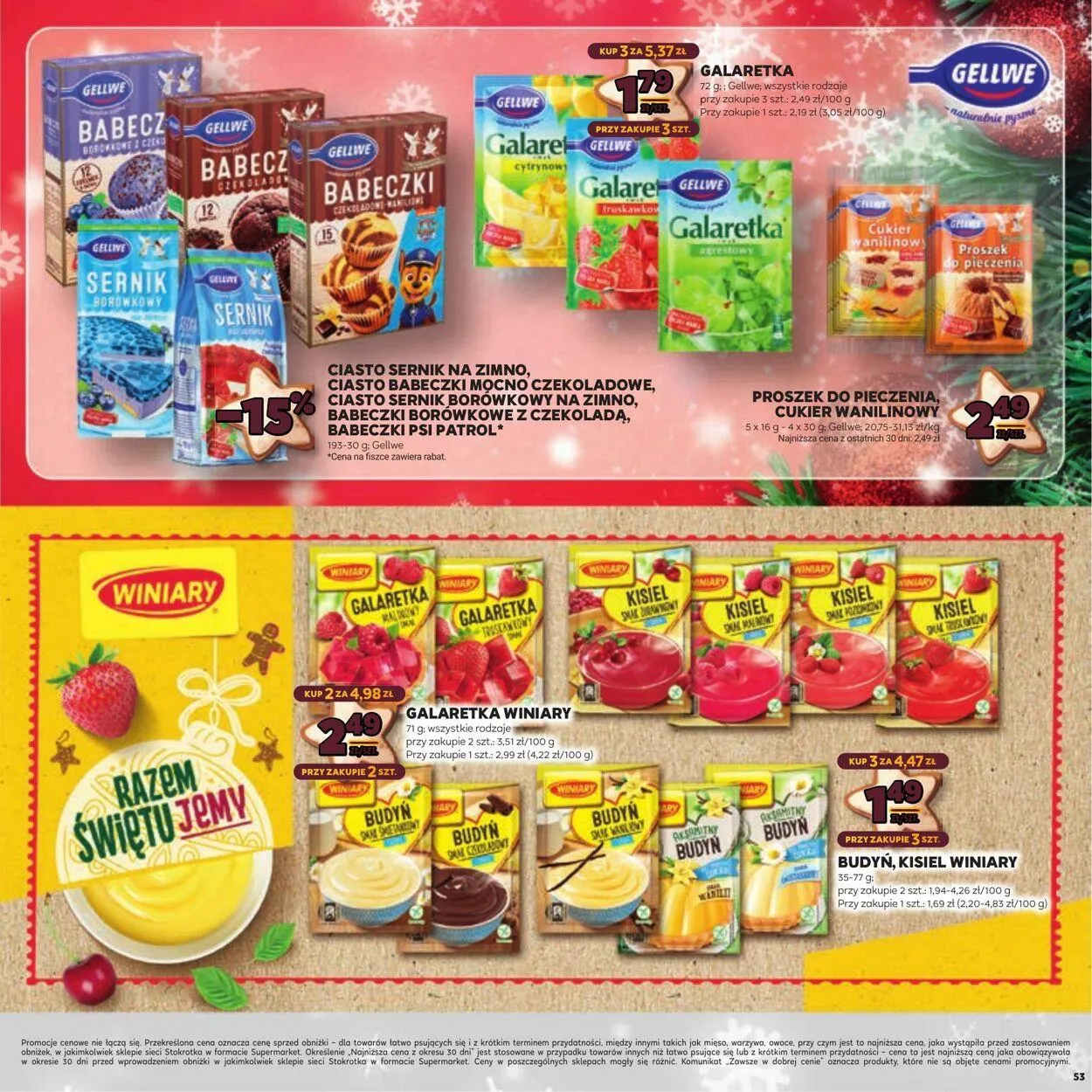 Gazetka Stokrotka Aktualna gazetka od 12 grudnia do 27 grudnia 2024 - Strona 53