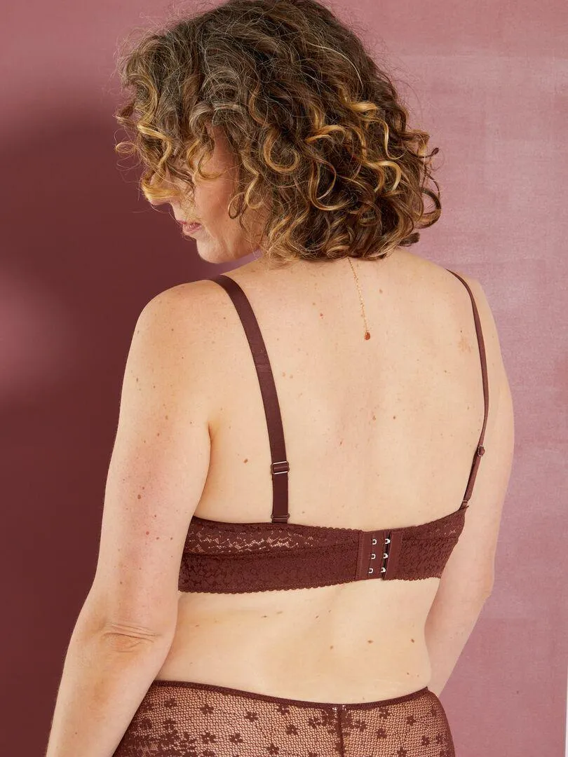 Soutien-gorge post-opératoire - marron rougi