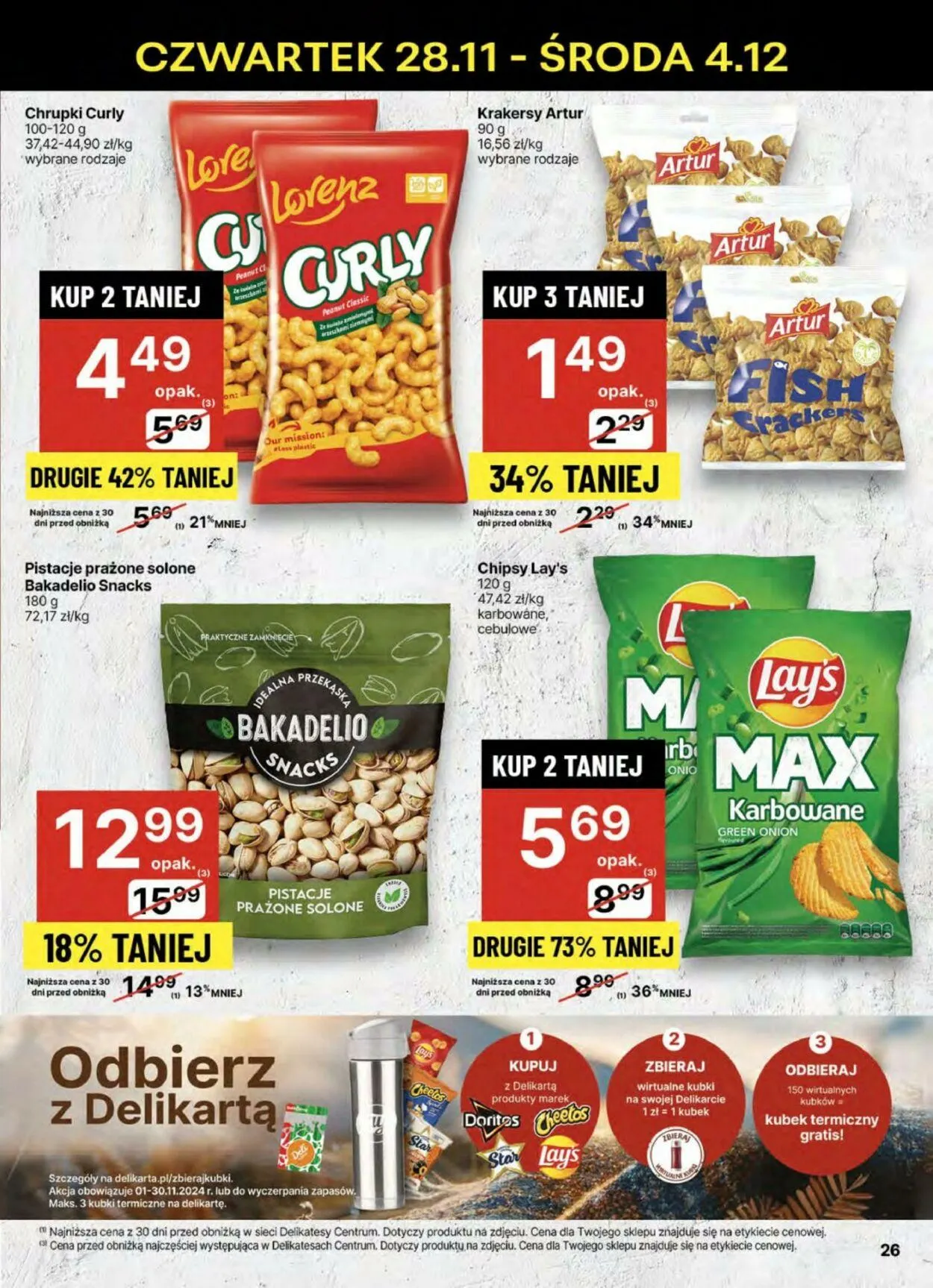 Gazetka Delikatesy Centrum Aktualna gazetka od 28 listopada do 4 grudnia 2024 - Strona 26