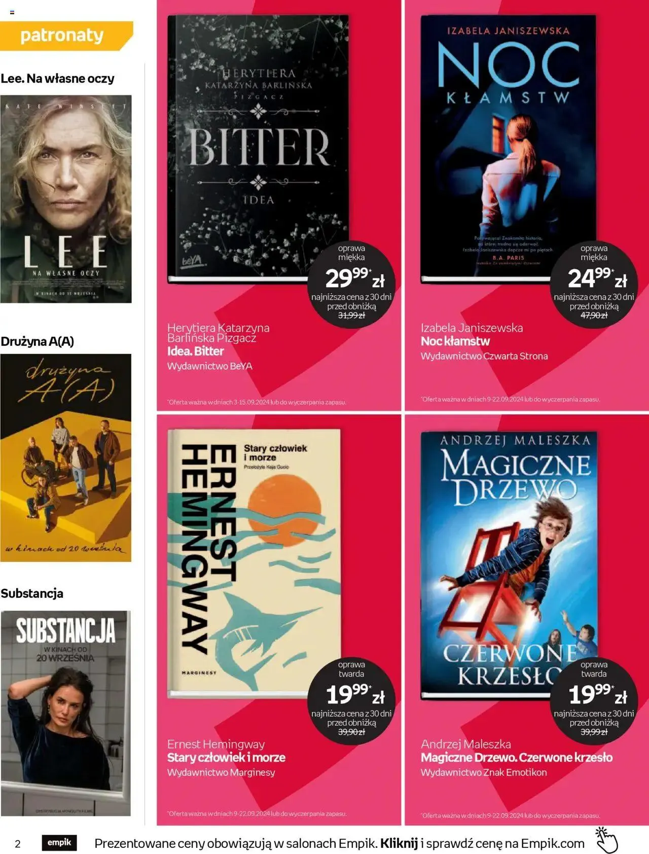 Gazetka Empik Gazetka od 11 września do 24 września 2024 - Strona 2
